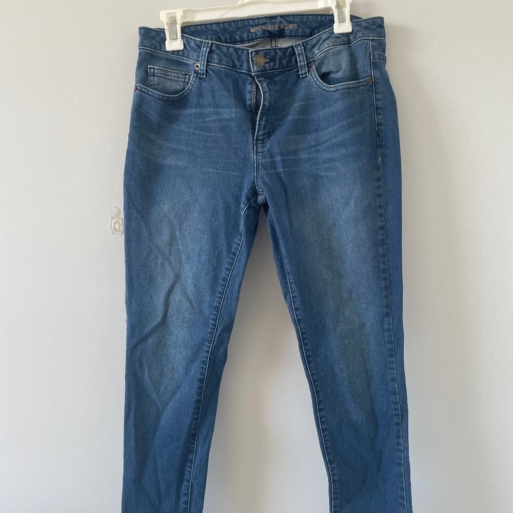 Michael Kors Dark Wash Skinny Jeans